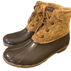 Sperry Tan and Brown Women's Boots